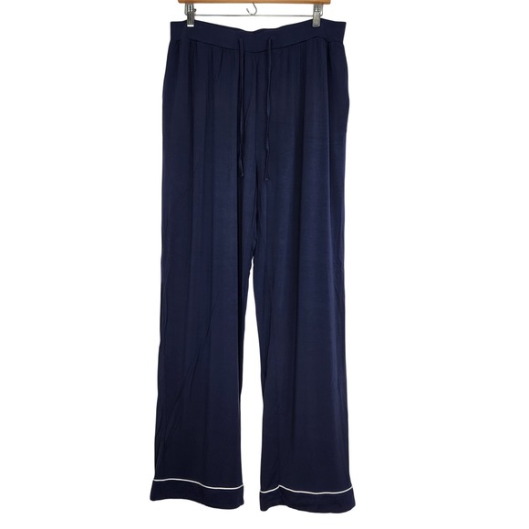 cozy earth Other - Cozy Earth Blue Bamboo Pajama Pants Tall XXL Wide Leg Lounge Drawstring Pockets
